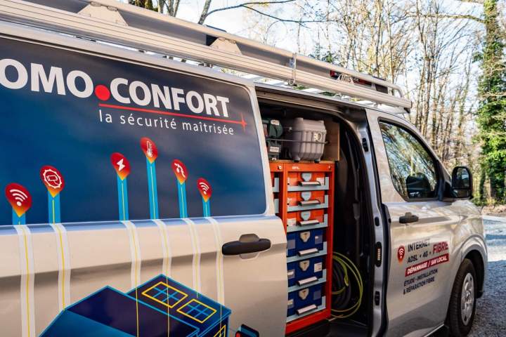 Installation de fibre optique Guéret